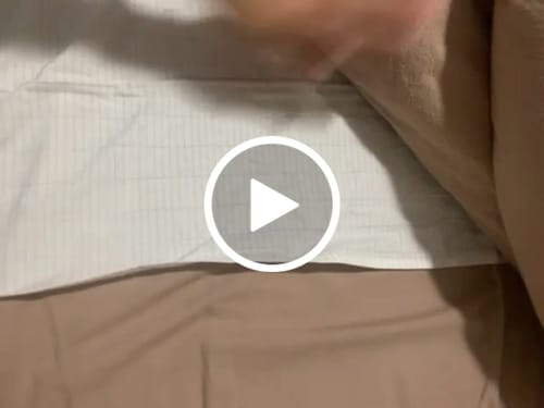 Customer video review of PureGrounding® Grounding Sheet