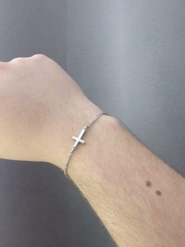 Customer photo review of CROSS BRACELET