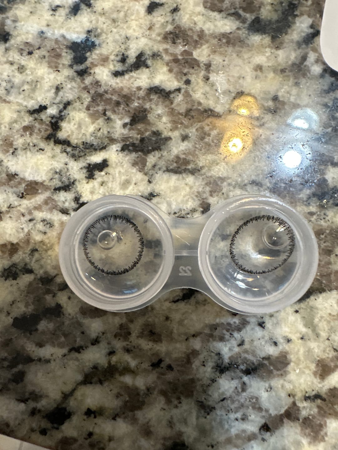 Customer photo review of Norko Gray Prescription Colored Contact Lenses