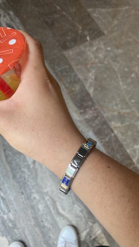 Customer photo review of Charm Taza Celeste
