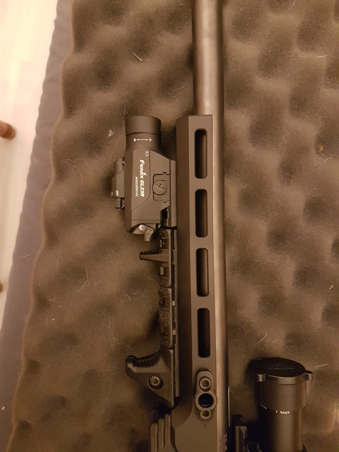 Customer photo review of Fenix GL23R - Lampe pour arme rechargeable - Laser vert - 1200 lumens