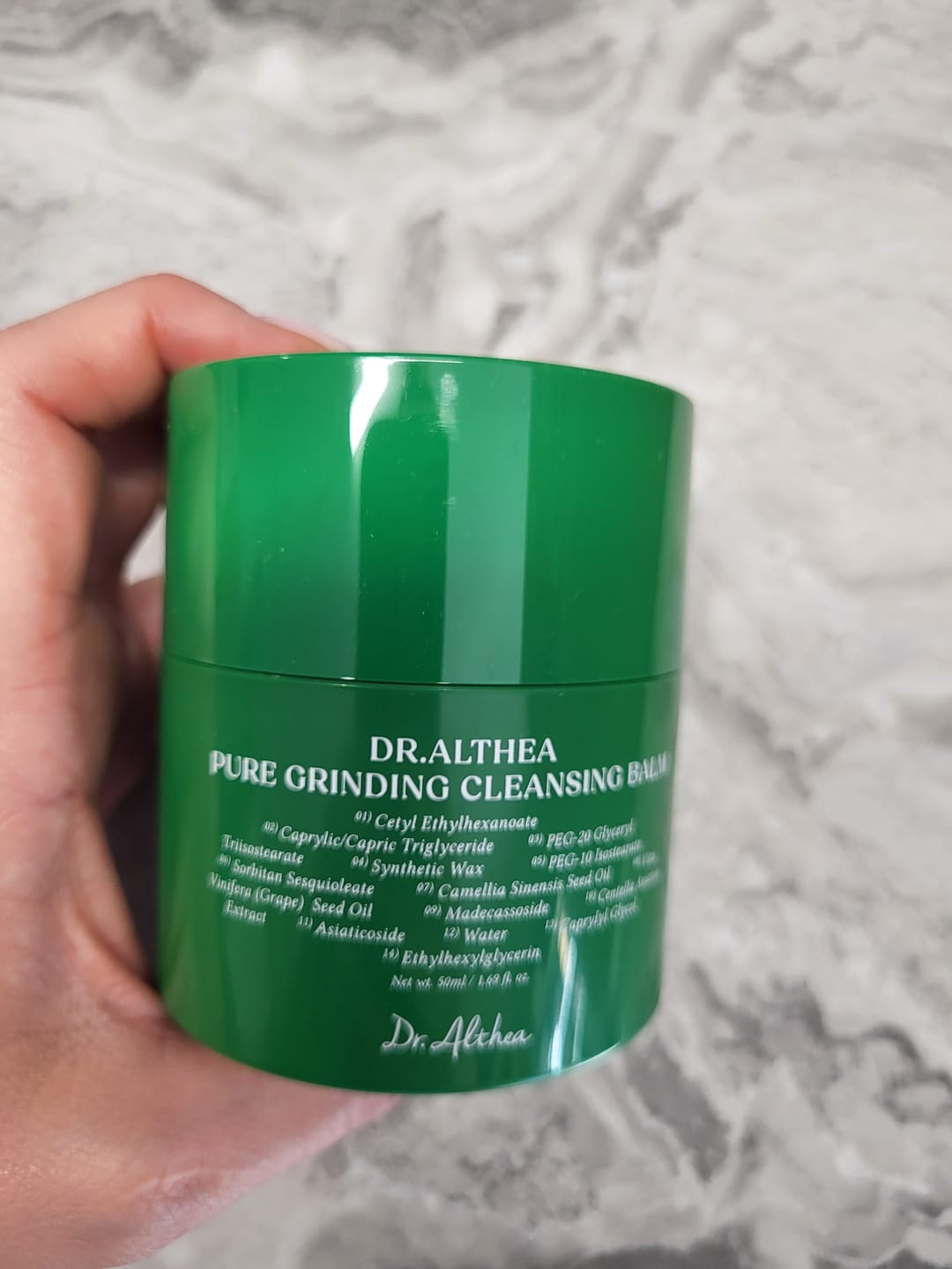Customer photo review of Maigs hidrofīlais balzams ādas attīrīšanai Dr. Althea Pure Grinding Cleansing Balm