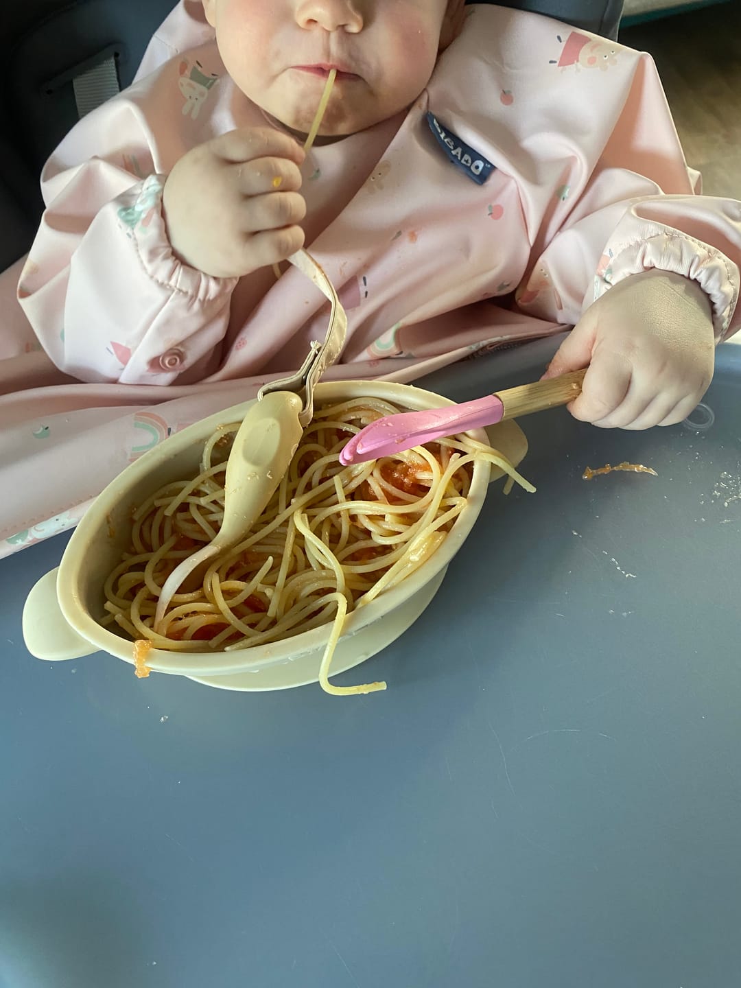 Customer photo review of Silicone Suction Bowl