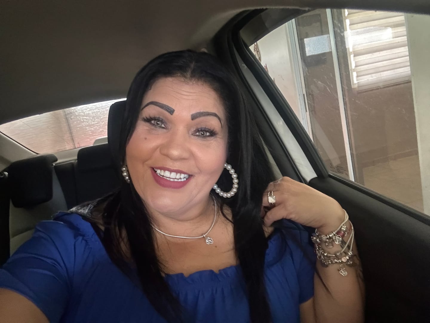 Customer photo review of Citha Hazel Brown Prescription Colored Contact Lenses