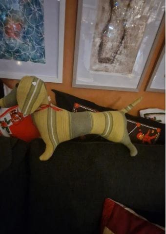 Customer photo review of Acrylic Dachshund Dog Doll Template Set