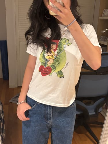 Customer photo review of wild about you baby tee