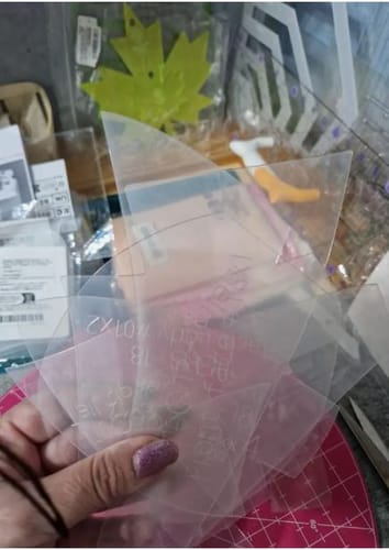 Customer photo review of Acrylic Fox Doll Template Set