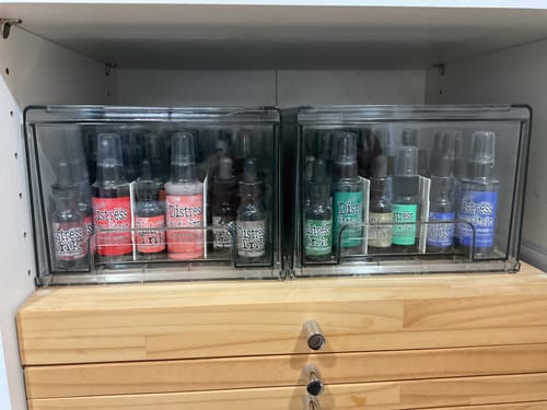 Customer photo review of Clear Modular Drawer Organiser - Large