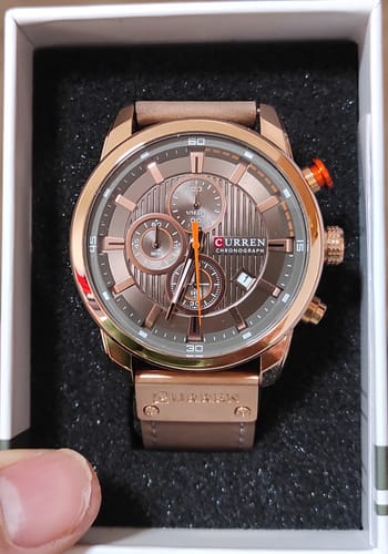 Customer photo review of Curren Istanbul® orologio uomo pelle