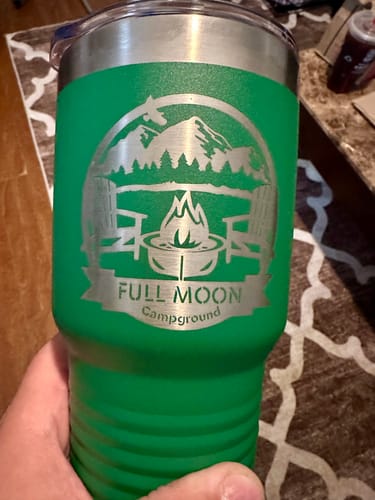 Customer photo review of (6 Pieces) Custom Laser Engraved - 30oz Tumblers