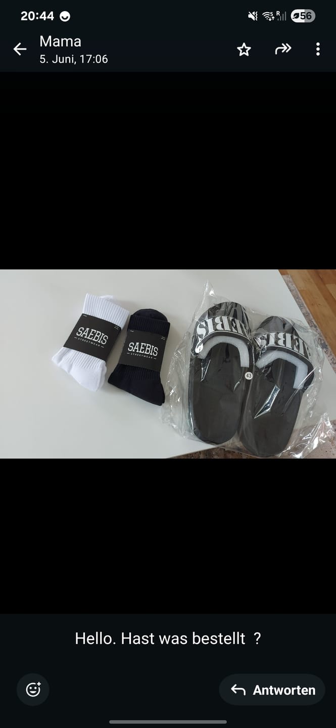 Customer photo review of SAEBIS® Tapotchki Urlaubs-SET inkl. 2x Paar Sportsocken in weiß und schwarz