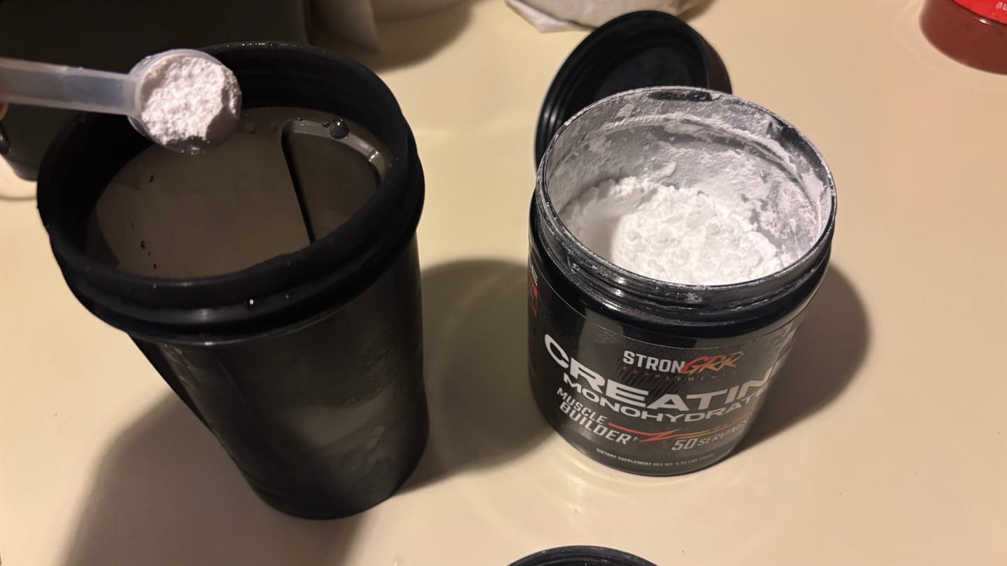 Customer photo review of Creatine