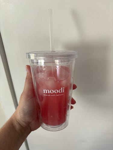 Customer photo review of Blends with Benefits Tumbler