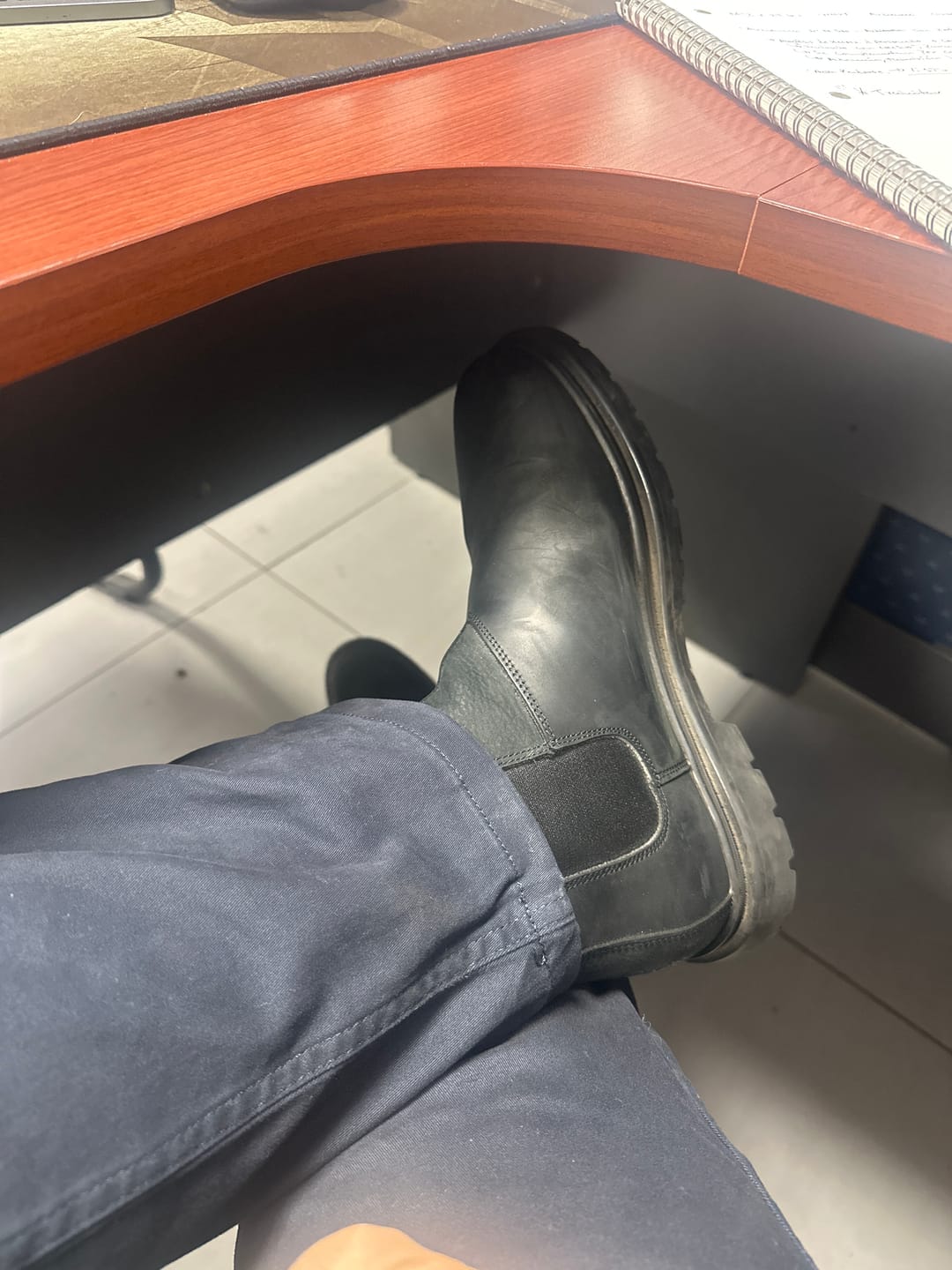 Customer photo review of Botín Original 2.0 Negro Rústico Hombre