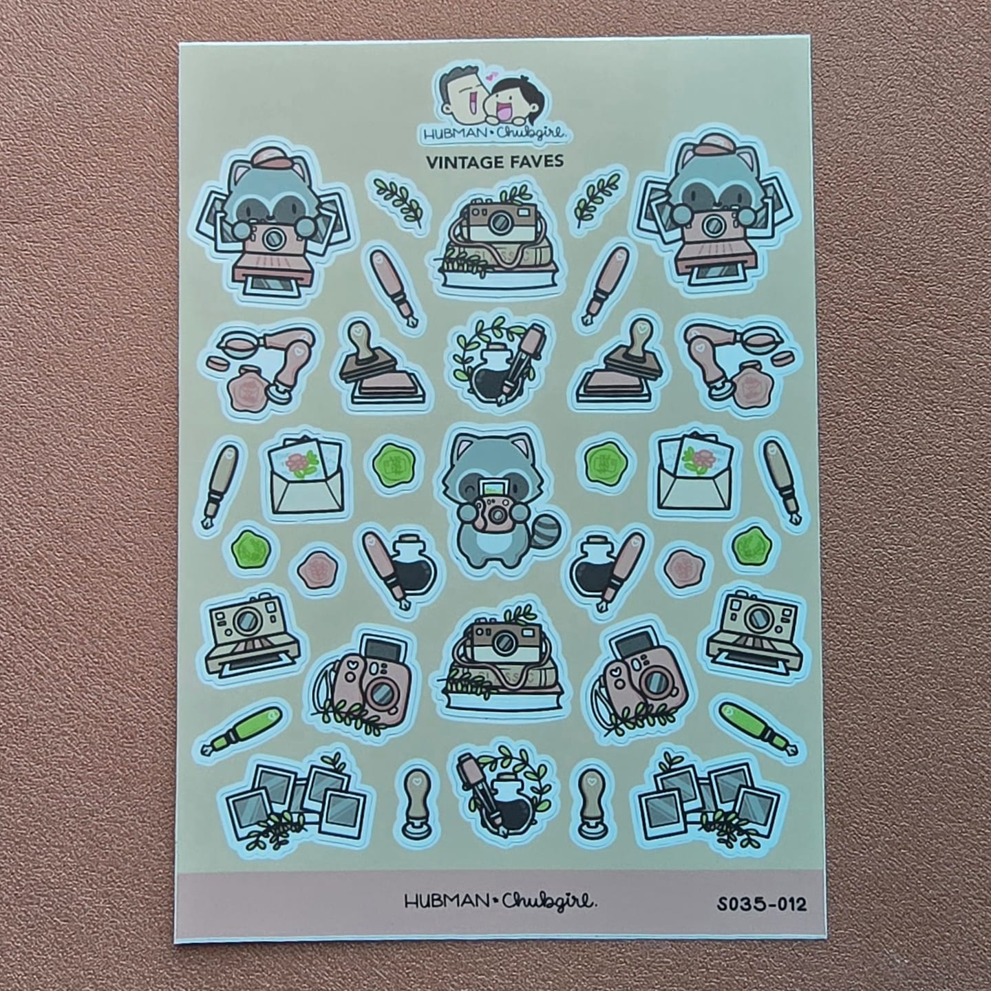 Customer photo review of Sticker Sheet - Vintage Faves