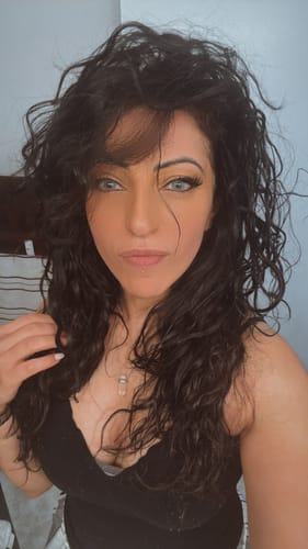 Customer photo review of Hidrocor TOPAZIO Gray Prescription Colored Contact Lenses