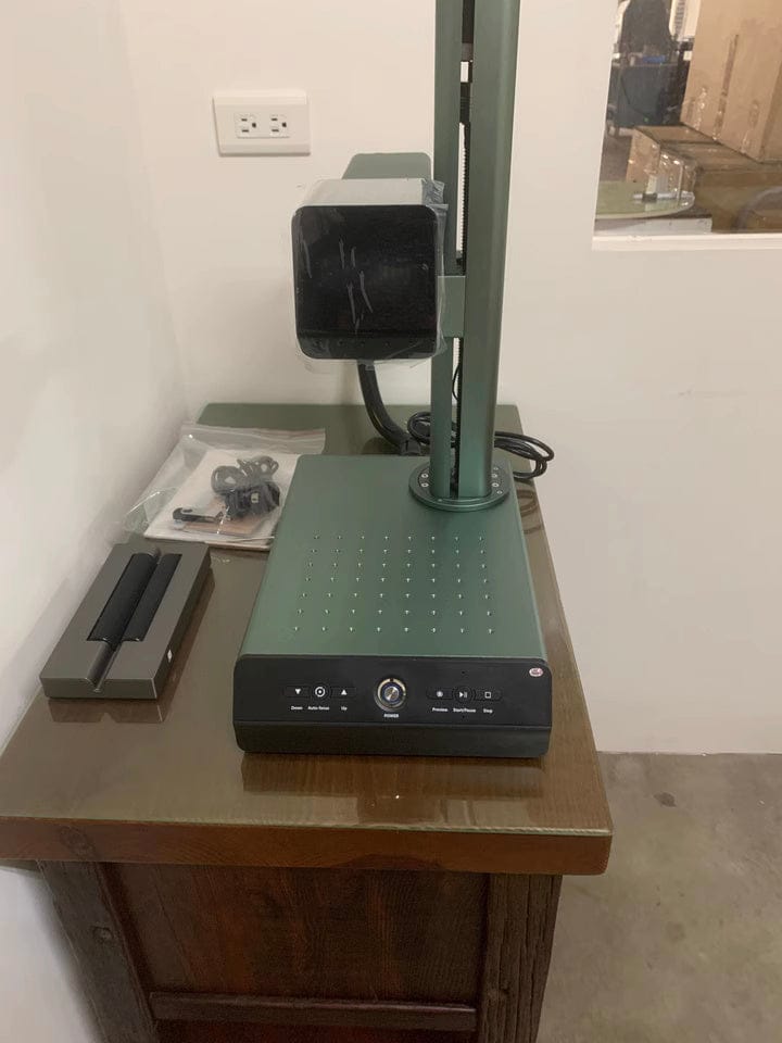Customer photo review of Carverall Z2 Fiber Laser Engraver