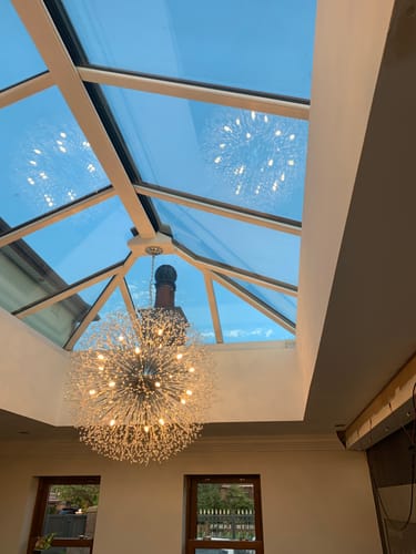 Customer photo review of 20-Light Oversized Large Luxury Sputnik Firework Chandelier