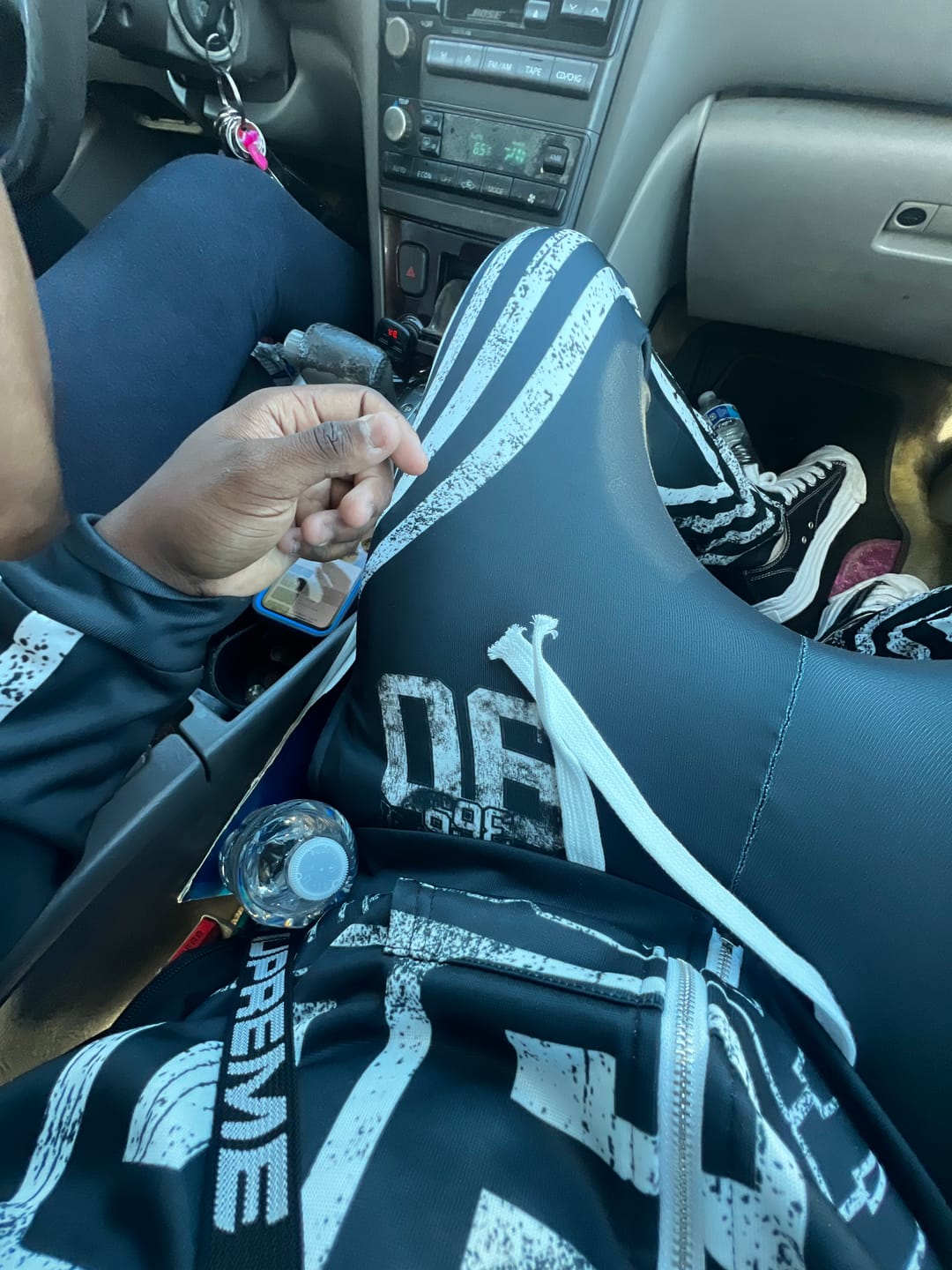 Customer photo review of University Members Fleece Sweatpants