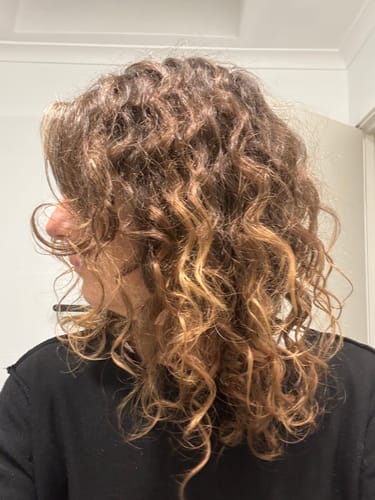 Customer photo review of Hair Growth Capsules for Women