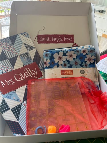 Customer photo review of Mrs Quilty Subscription Box