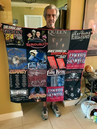 Customer photo review of Project Repat T-Shirt Quilt