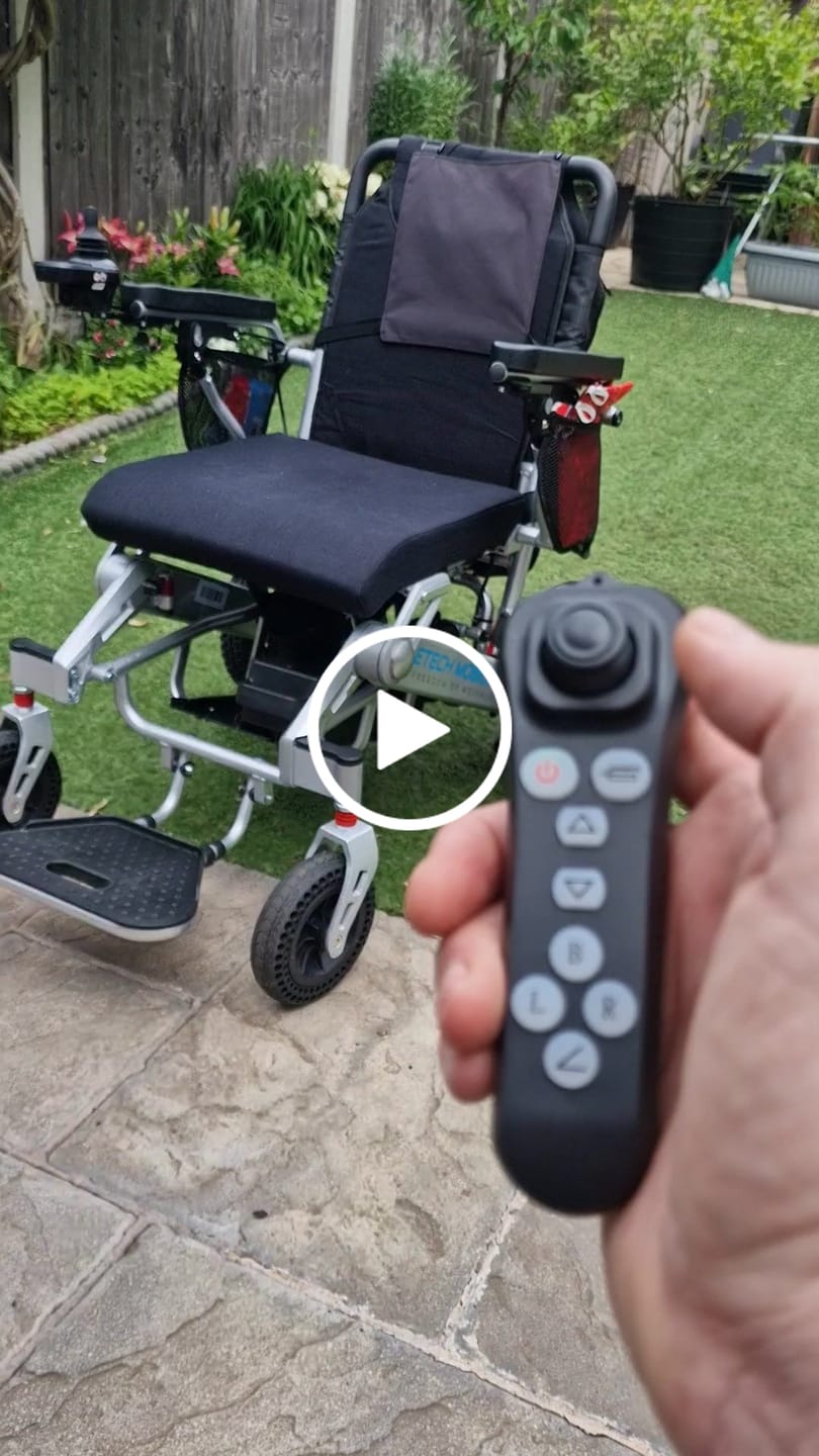 Customer video review of Wide-Seat Electric Wheelchair Powerchair Freedom Elite ST
