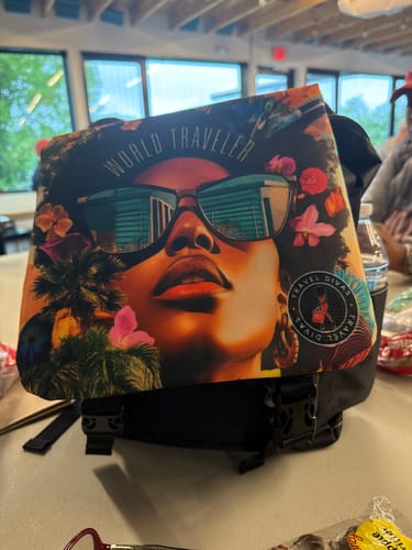 Customer photo review of World Traveler Unisex Casual Shoulder Backpack