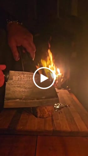 Customer video review of Rolling Braai Basket