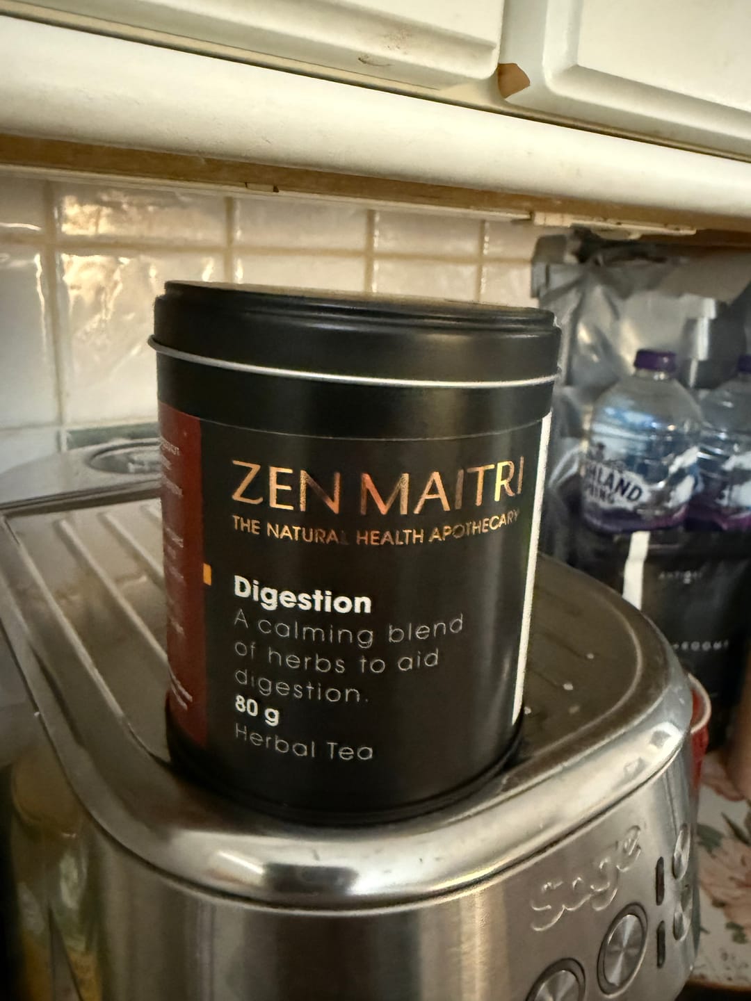 Customer photo review of Digestion Tea | For Bloating Relief & Digestive Support | Loose Leaf Tea | 30 Servings