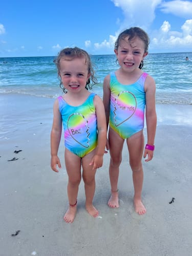 Customer photo review of Purple Seashell Charms