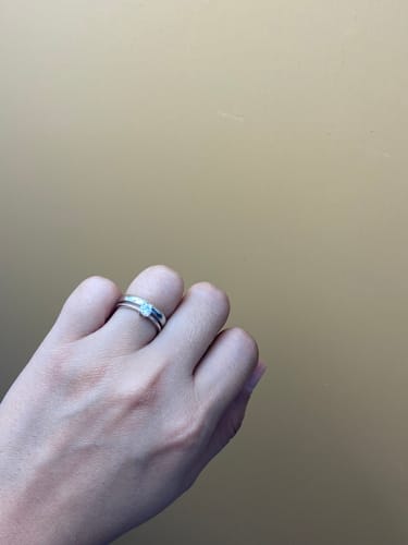 Customer photo review of Classic Plain Wedding Rings