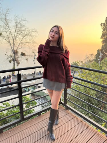 Customer photo review of SWEATER LINA BURDEO