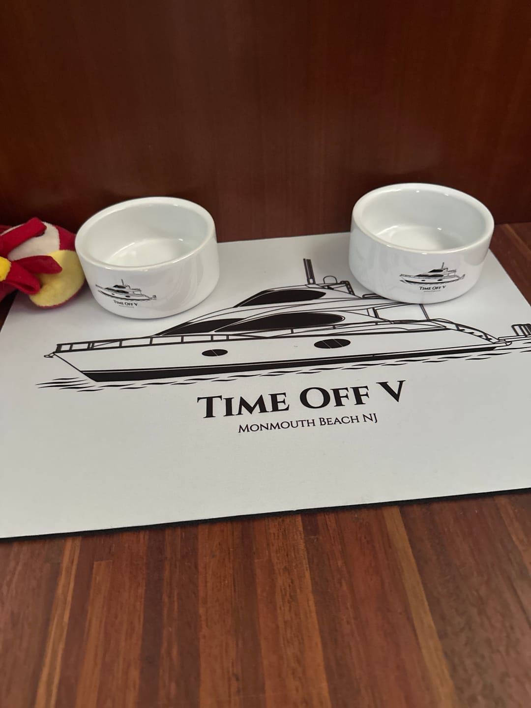 Customer photo review of Custom Pet Bowls
