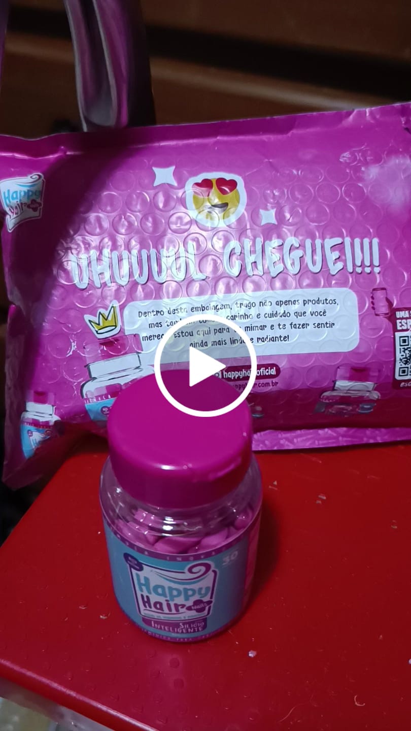 Customer video review of Happy Hair 3 Potes