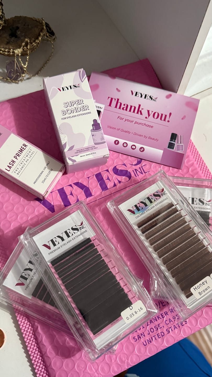 Customer photo review of Premium Eyelash Extensions 0.05mm