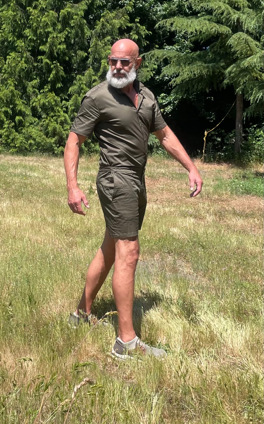 Customer photo review of Olive Men's Romper