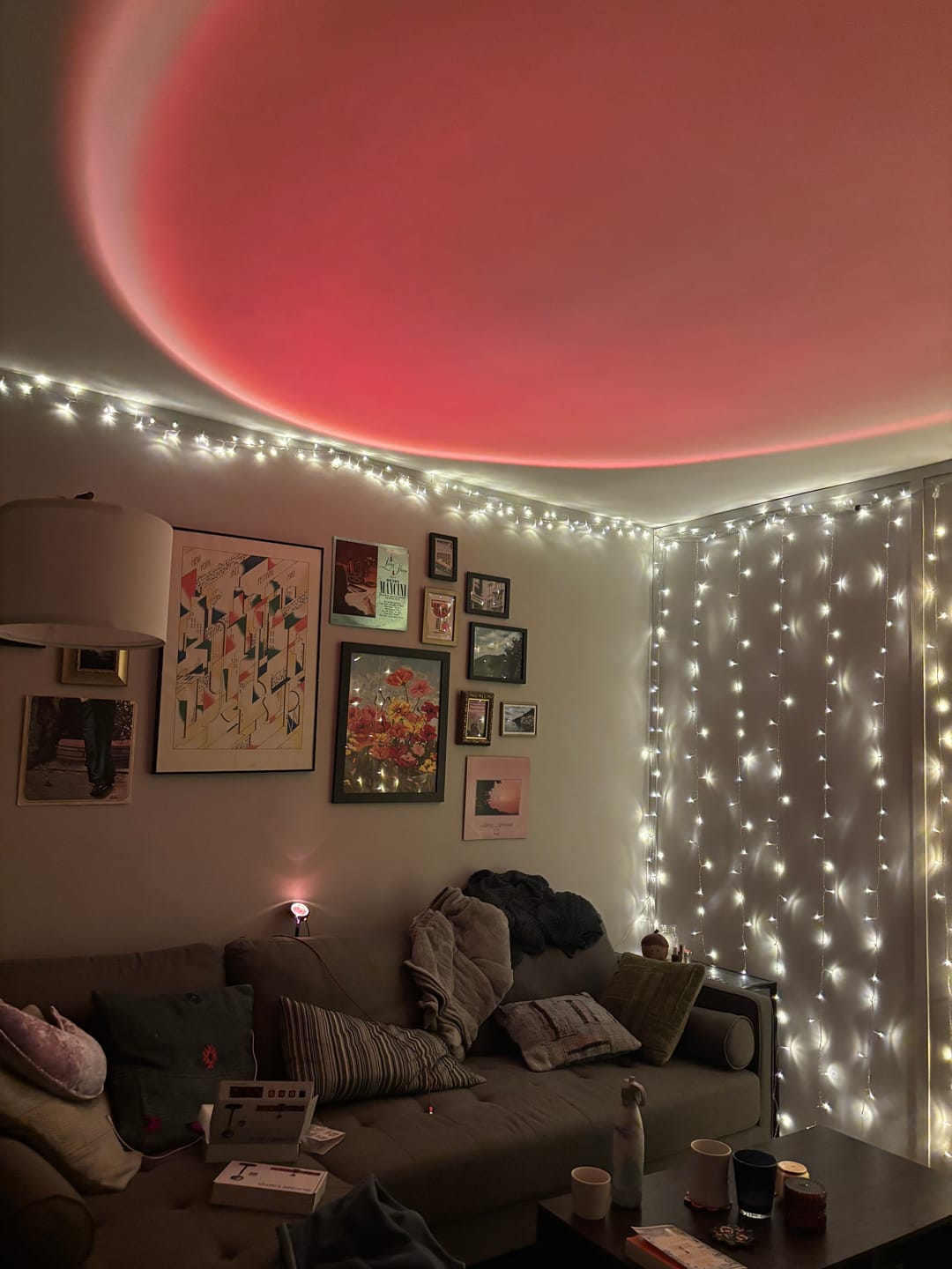 Customer photo review of Golden Hour Sunset Lamp