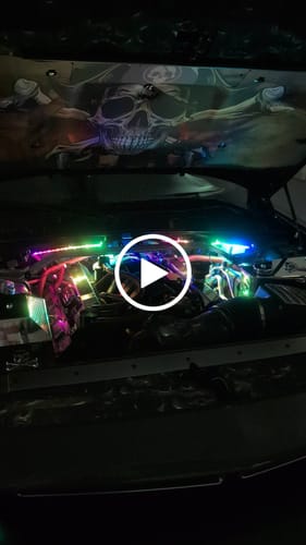 Customer video review of Multicolor Grille LED Kit