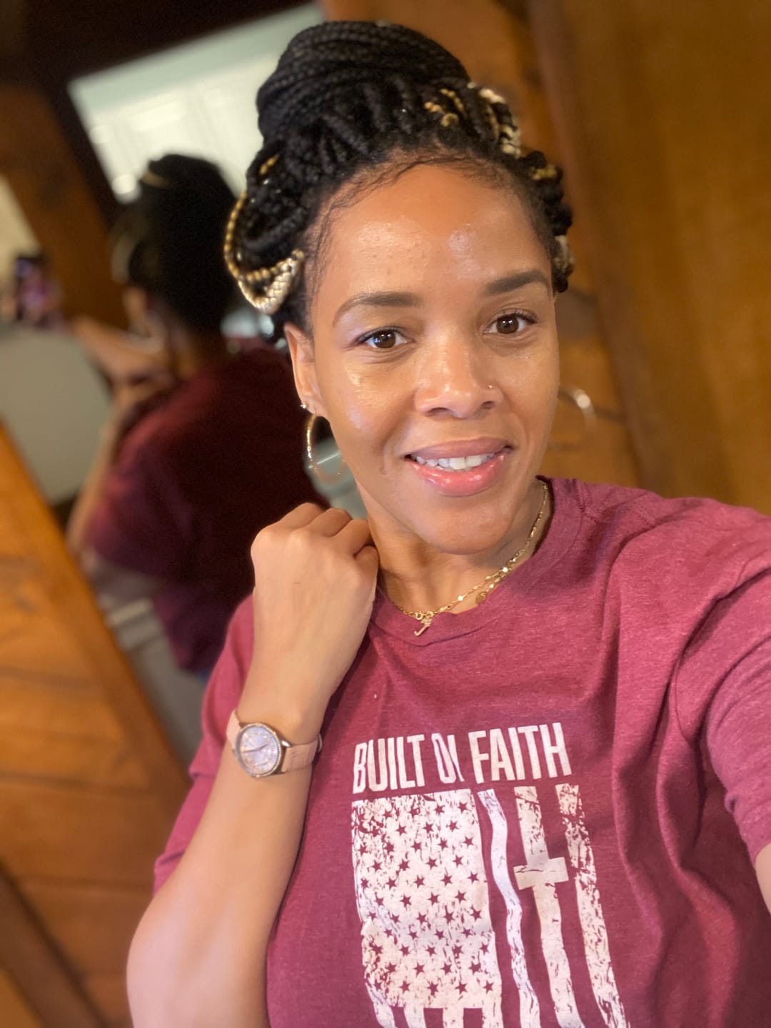 Customer photo review of Choose Joy Sweatshirt