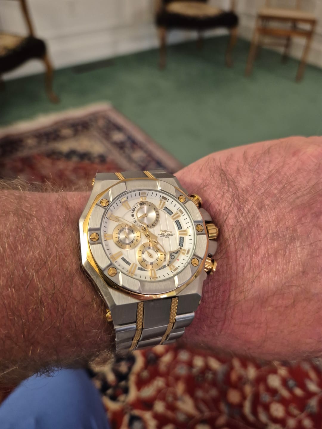 Customer photo review of Phantom Two-Tone Men's Watch