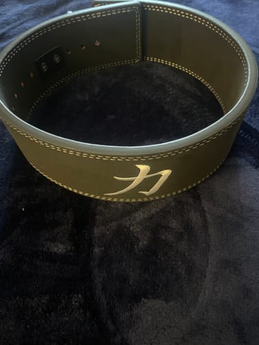 Customer photo review of 10MM Lever Belt - Black