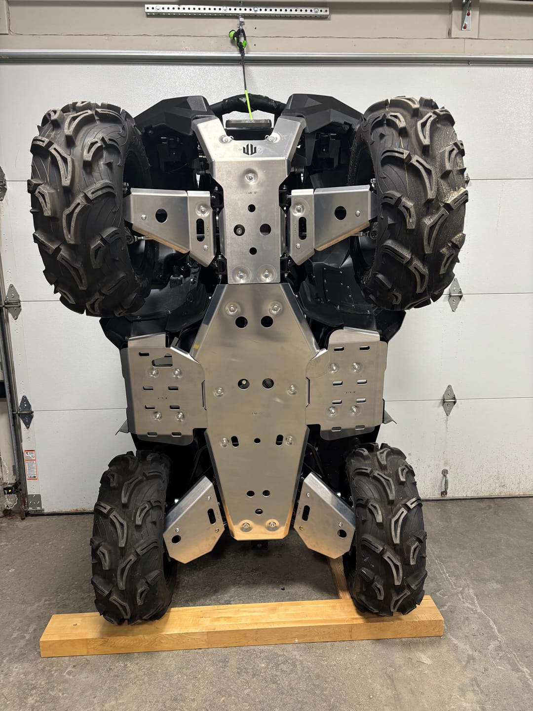 Customer photo review of Full Skid Plate Kit — Yamaha Grizzly 550/700 (2007+)