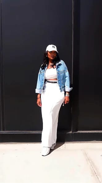 Customer photo review of H-type skirt