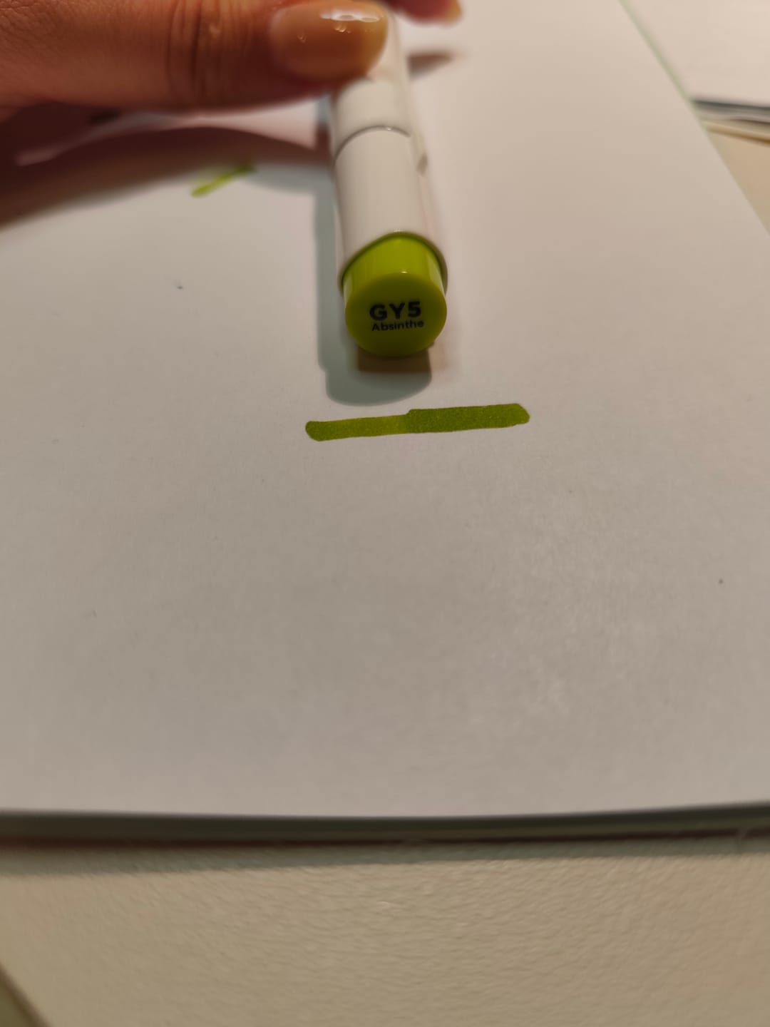 Customer photo review of Ohuhu Honolulu GY5 / YG211 Individual Marker, Brush & Chisel