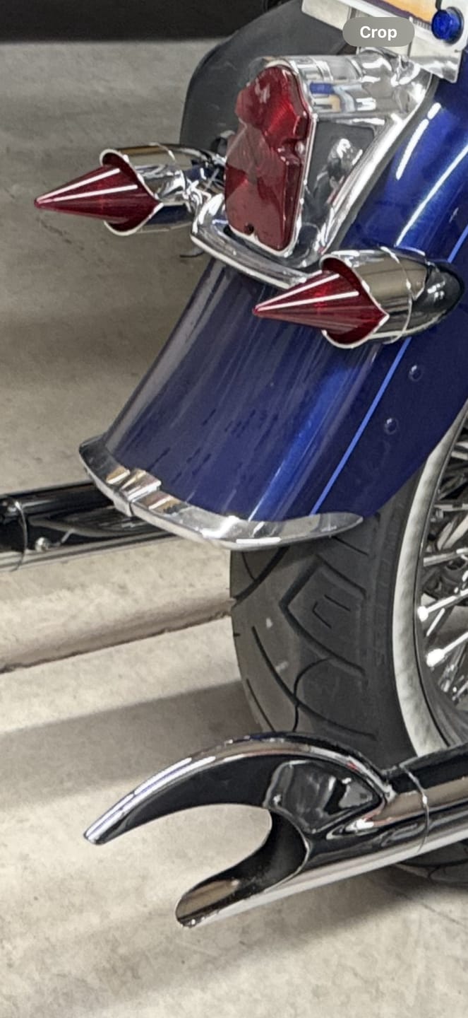 Customer photo review of Harley Davidson Turn Signal Lenses - Clip in Style