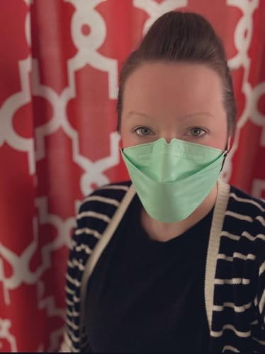 Customer photo review of KN95 Respirator Face Mask - Mint