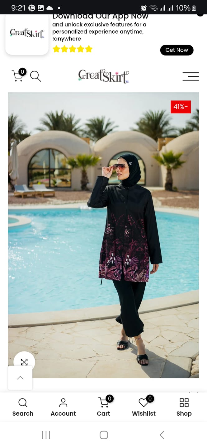 Customer photo review of Cherry Burkini