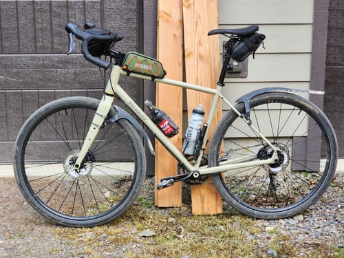 Customer photo review of Road to Sky Top Tube Bike Bag | ROCKBROS