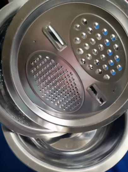 Customer photo review of Stainless Steel Grater Bowl Set